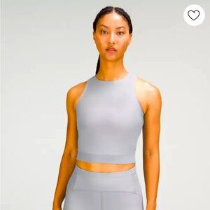Lululemon SenseKnit Running Tank Top Rhino Grey Size 2